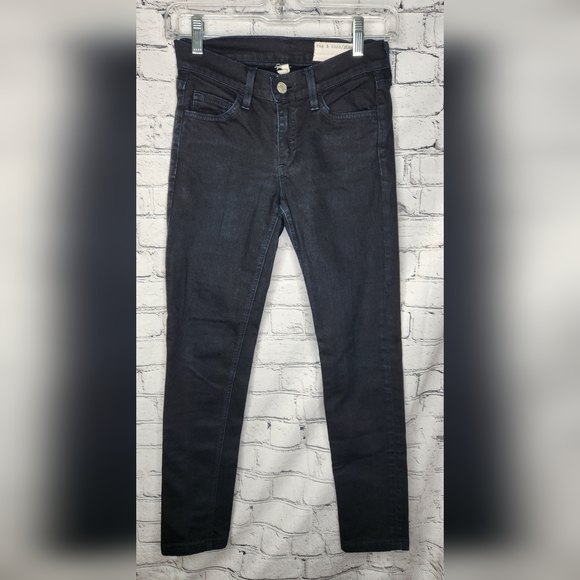 rag & bone Denim - Rag &‎ Bone Black Skinny Jean Size 24